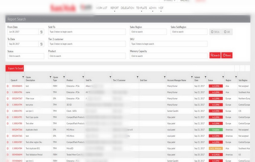 Client Quote Application for High-Tech Industry screenshot 2